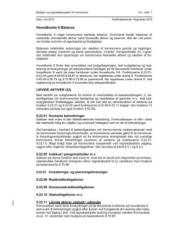 budget og regnskabssystem for regioner budget og regnskabssystem for regioner